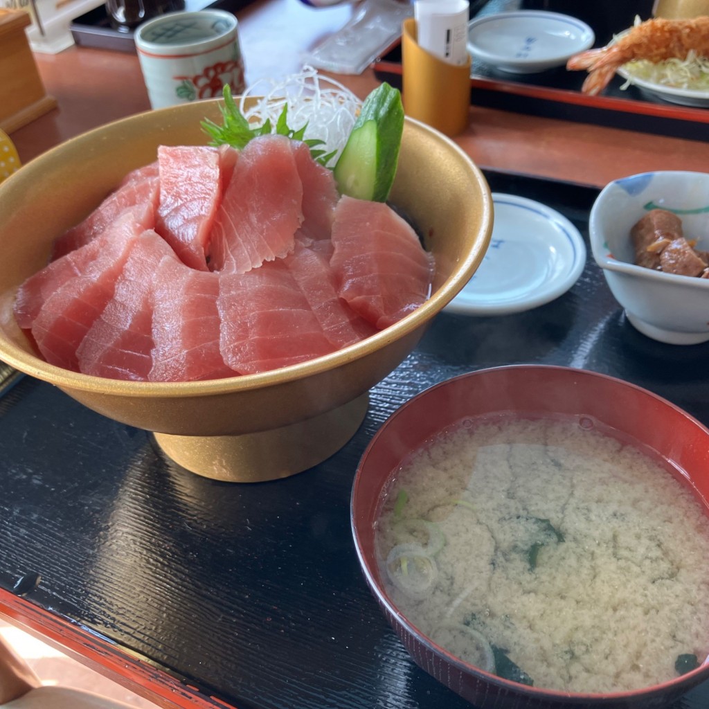 ユーザーが投稿したまぐろ丼の写真 - 実際訪問したユーザーが直接撮影して投稿した千倉町千田魚介 / 海鮮料理旬膳 はな房の写真