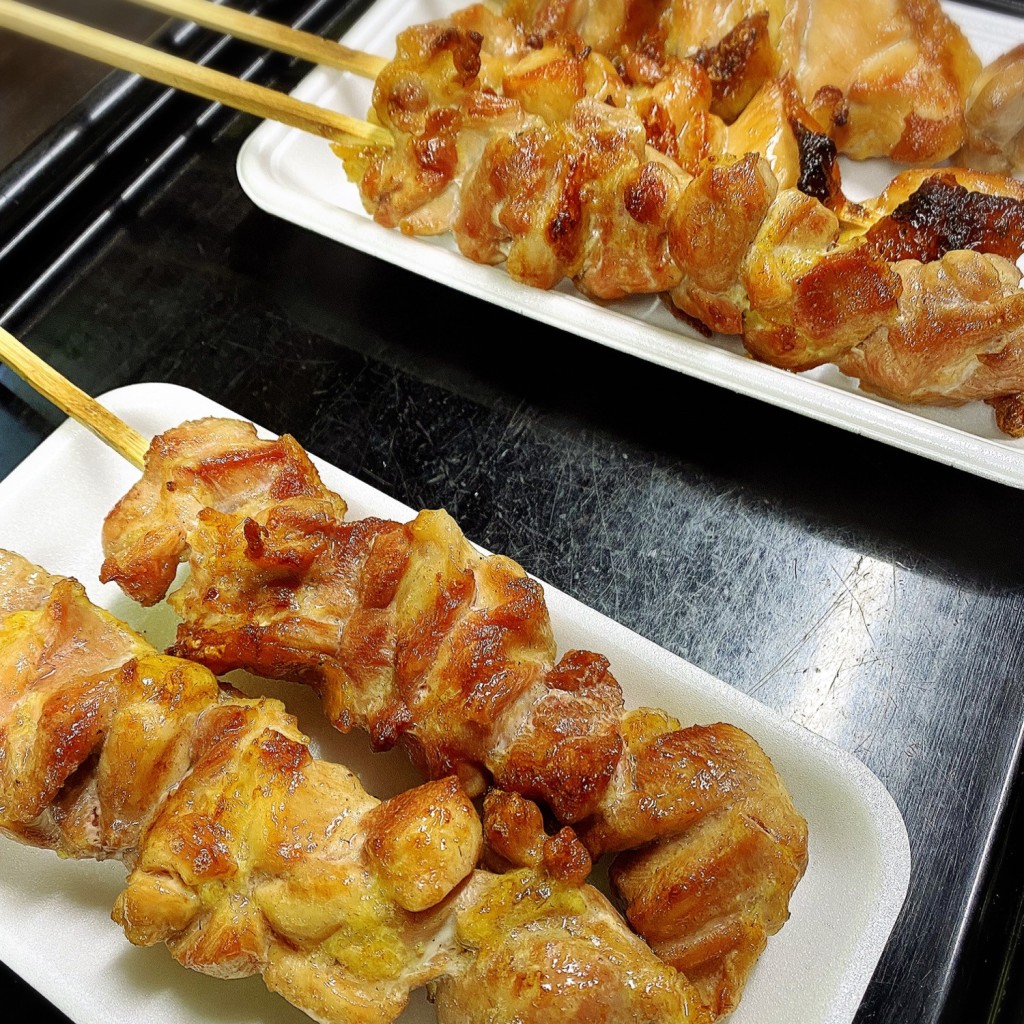 ユーザーが投稿した古処鶏串焼きの写真 - 実際訪問したユーザーが直接撮影して投稿した秋月野鳥和カフェ / 甘味処だんごあんの写真