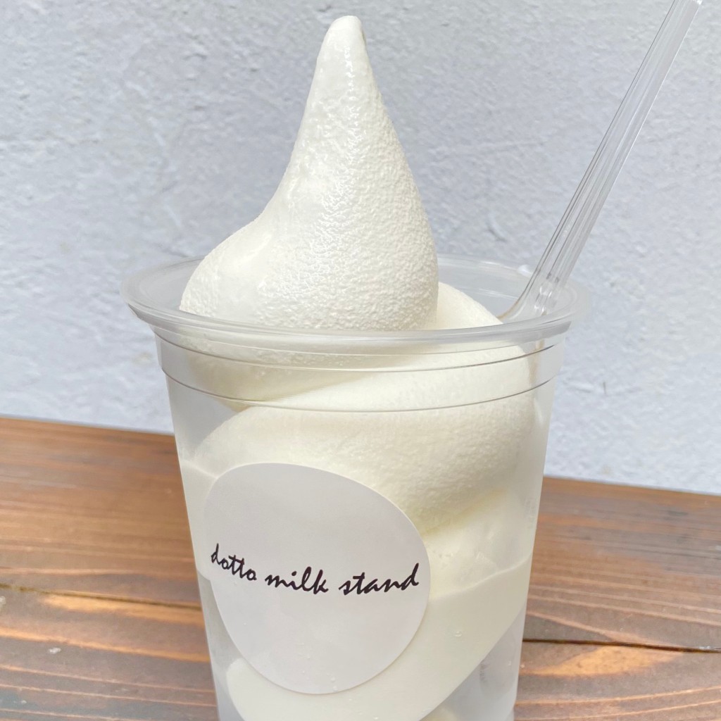 ユーザーが投稿したソフトクリームの写真 - 実際訪問したユーザーが直接撮影して投稿した魚町スイーツdotto milk standの写真