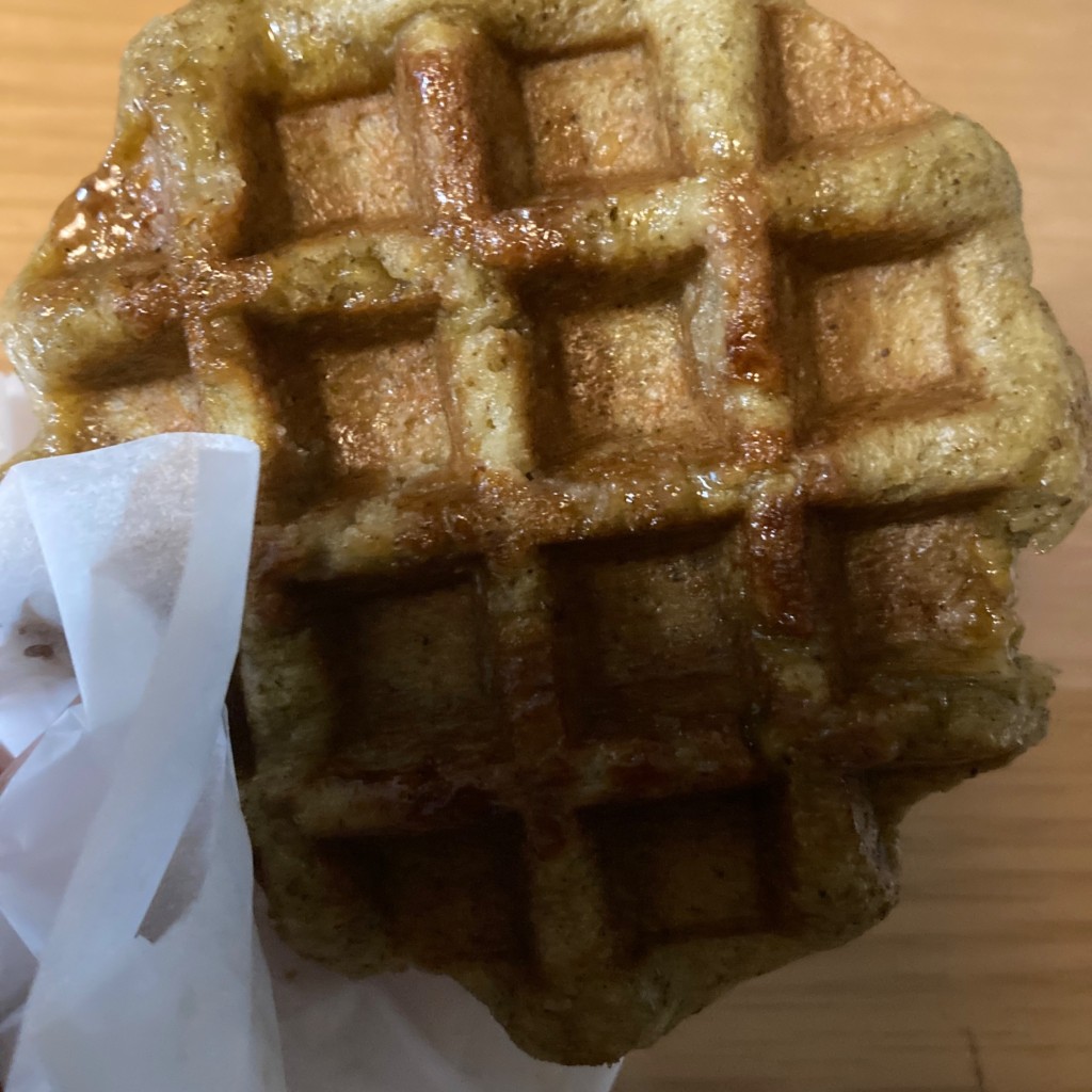 ユーザーが投稿したほうじ茶の写真 - 実際訪問したユーザーが直接撮影して投稿した原町田スイーツMR Waffle 町田マルイ店の写真