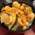 かき揚げ天丼 - 実際訪問したユーザーが直接撮影して投稿した曙町天ぷら天ぷらわかやま 立川本店の写真のメニュー情報