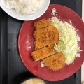 ロースカツ定食 - 実際訪問したユーザーが直接撮影して投稿した森崎とんかつかつや 横須賀佐原インター店の写真のメニュー情報