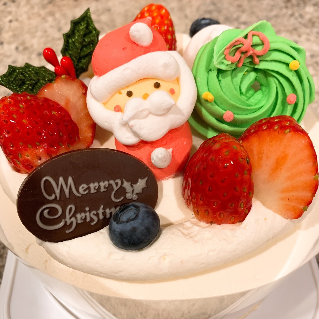 ユーザーが投稿したクリスマスケーキの写真 - 実際訪問したユーザーが直接撮影して投稿した笹塚ケーキPatisserie Diamondの写真