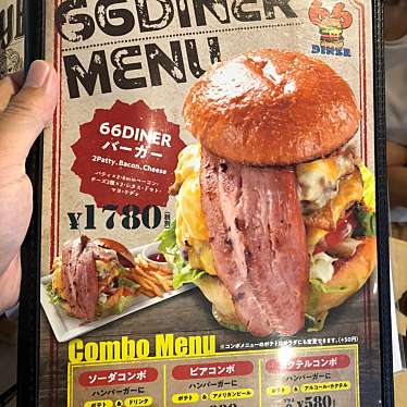 実際訪問したユーザーが直接撮影して投稿した若林東町ハンバーガー66DINERの写真