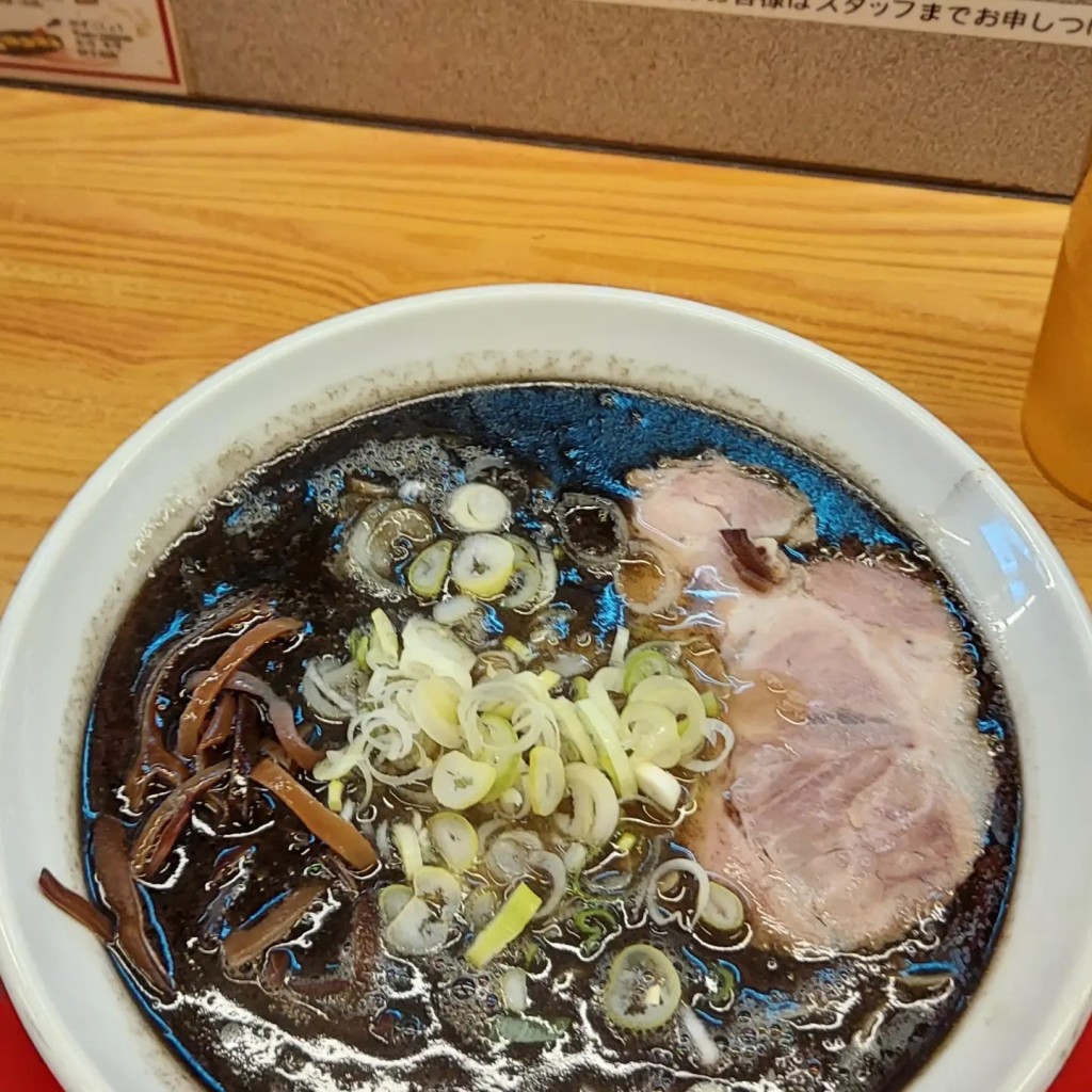 ユーザーが投稿した黒ラーメンの写真 - 実際訪問したユーザーが直接撮影して投稿した琴似二条ラーメン専門店博多豚骨ラーメン 一純屋の写真