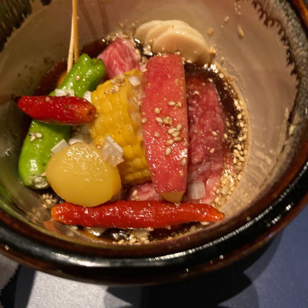 ユーザーが投稿した壺漬カルビ焼の写真 - 実際訪問したユーザーが直接撮影して投稿した新宿焼肉叙々苑 新宿中央東口店の写真