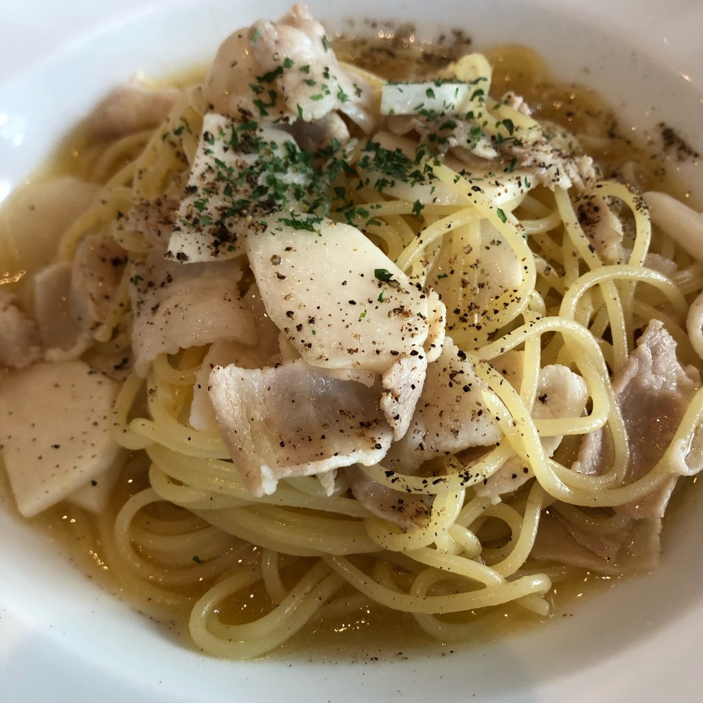 ユーザーが投稿したLunchset本日のパスタの写真 - 実際訪問したユーザーが直接撮影して投稿したみなとみらいカフェル サロン ド ニナス クィーンズスクエア横浜の写真