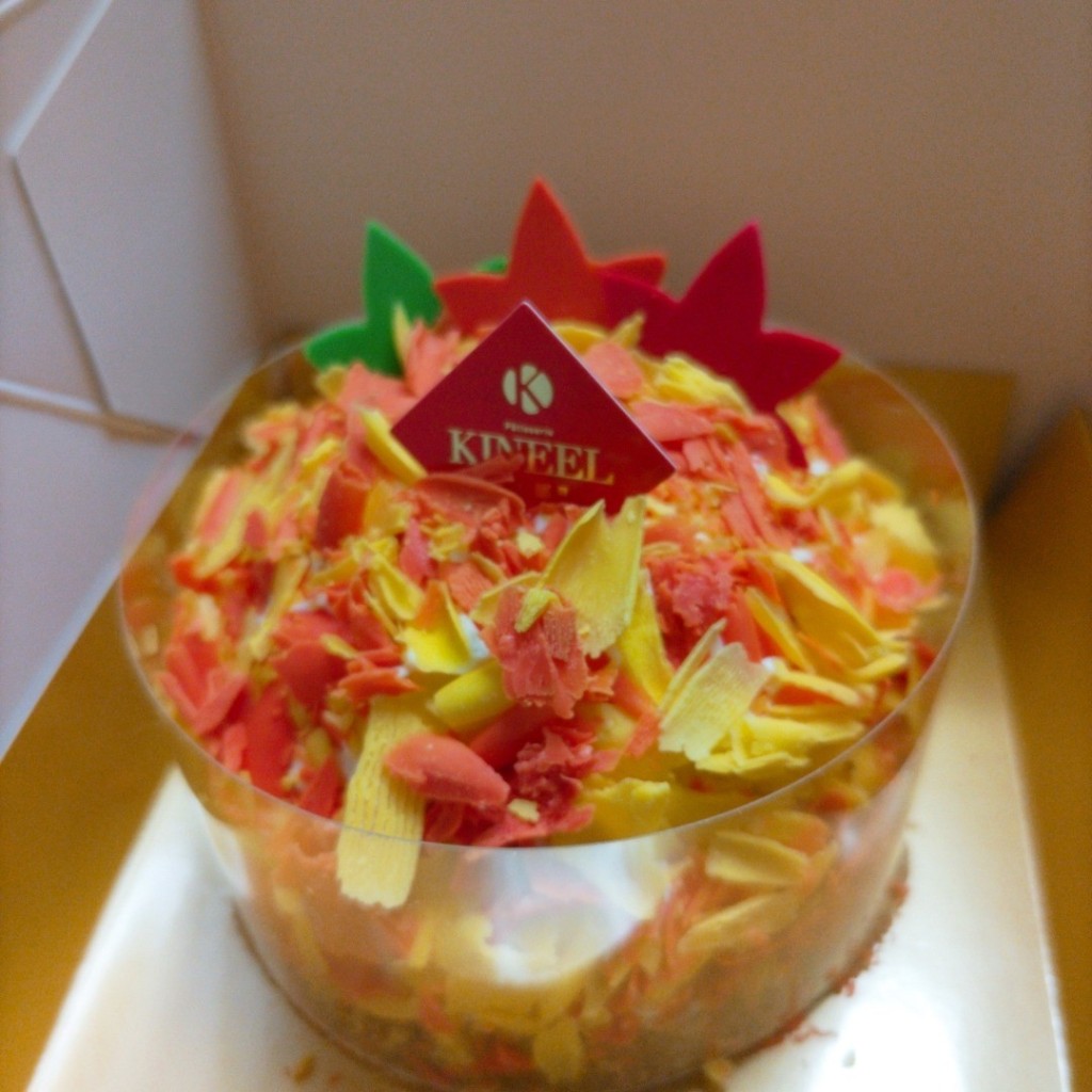 ユーザーが投稿した紅葉ケーキ 単品の写真 - 実際訪問したユーザーが直接撮影して投稿した赤坂スイーツKINEEL 東京ミッドタウン店の写真