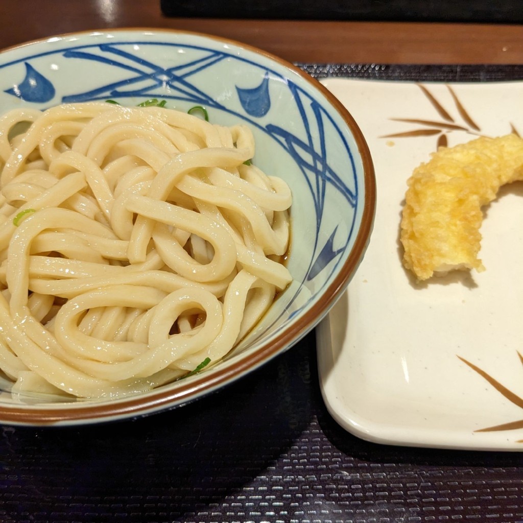 ユーザーが投稿したぶっかけ いか天の写真 - 実際訪問したユーザーが直接撮影して投稿した渋谷うどん丸亀製麺 渋谷メトロプラザ店の写真