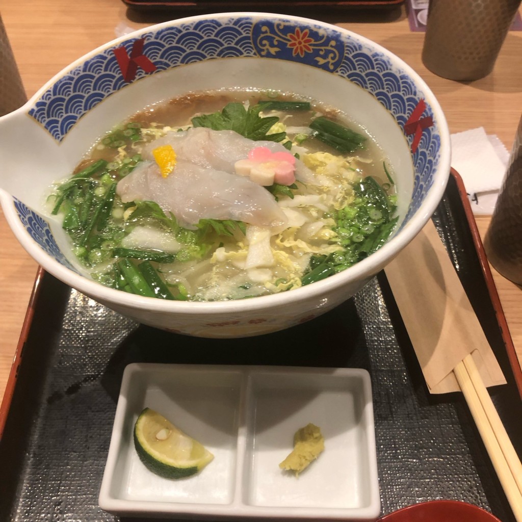 ユーザーが投稿した潮ラーメンの写真 - 実際訪問したユーザーが直接撮影して投稿した銀座ラーメン専門店ふぐだし潮 八代目けいすけの写真