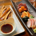刺身盛り合わせ - 実際訪問したユーザーが直接撮影して投稿した新宿居酒屋熟成肉 個室バル よりどり 新宿東口店の写真のメニュー情報