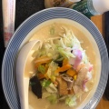 野菜たっぷり皿うどん - 実際訪問したユーザーが直接撮影して投稿した片島ちゃんぽんリンガーハット 飯塚水江店の写真のメニュー情報