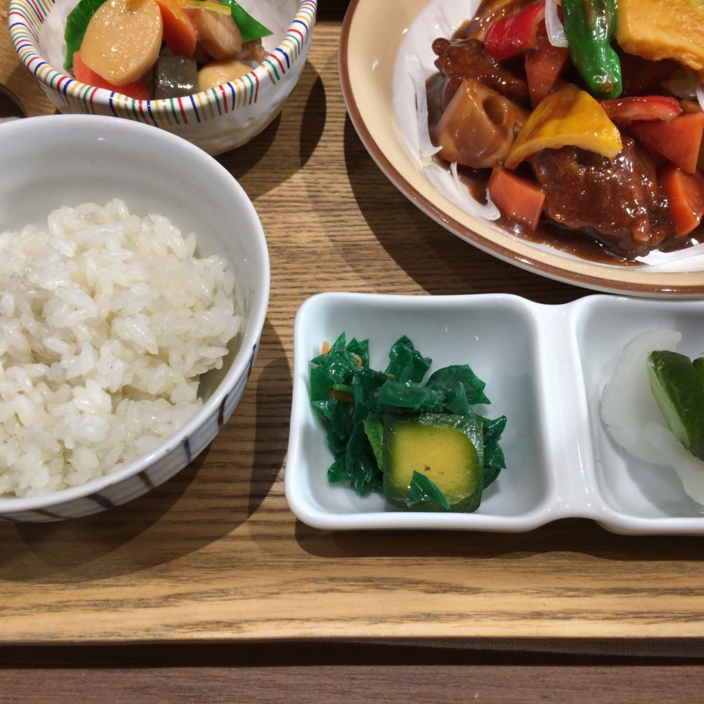 ユーザーが投稿した日替わりkawara和定食の写真 - 実際訪問したユーザーが直接撮影して投稿した天神カフェkawara -FORWARD- 福岡パルコ店の写真