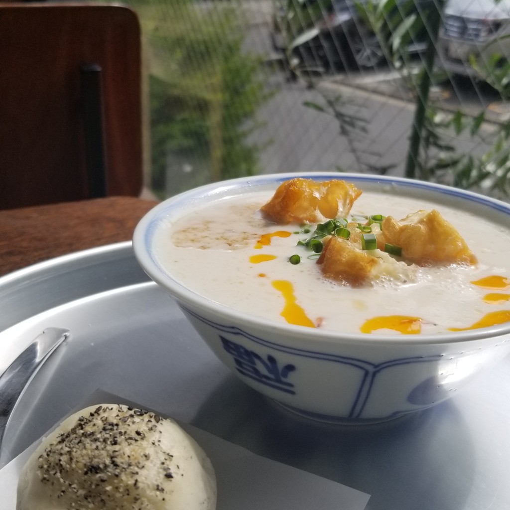 ユーザーが投稿したシェンドウジャン(豆乳スープ)の写真 - 実際訪問したユーザーが直接撮影して投稿した西五反田台湾料理東京豆漿生活の写真