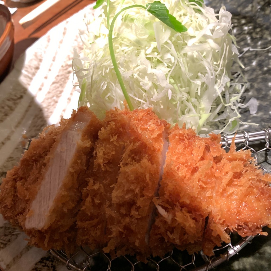 ユーザーが投稿したロース膳の写真 - 実際訪問したユーザーが直接撮影して投稿した堀川町天ぷら名代とんかつ かつくら ラゾーナ川崎プラザ店の写真