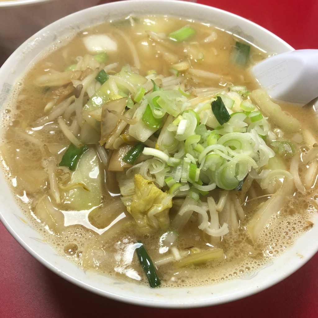 ユーザーが投稿した味噌ラーメンの写真 - 実際訪問したユーザーが直接撮影して投稿した花園中華料理五香飯店の写真