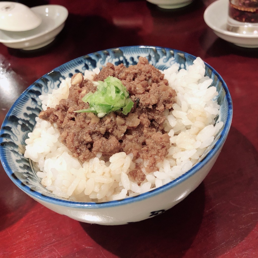 ユーザーが投稿した魯肉飯の写真 - 実際訪問したユーザーが直接撮影して投稿した松尾台湾料理李さんの台湾名物屋台 那覇松尾店の写真