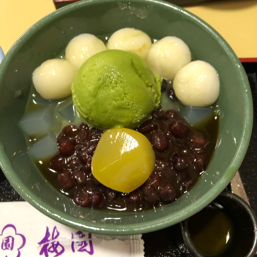 ユーザーが投稿した甘味食事の写真 - 実際訪問したユーザーが直接撮影して投稿した浅草和菓子梅園 浅草本店の写真