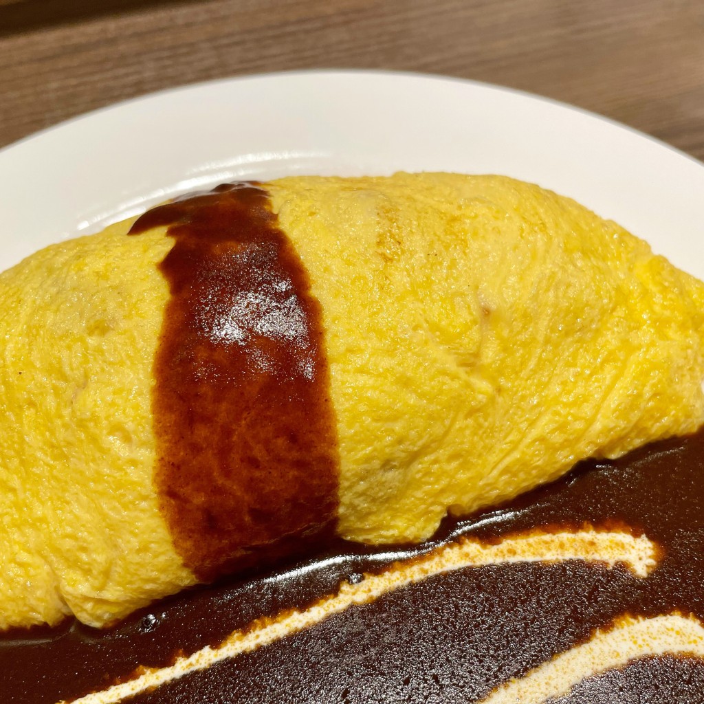 ユーザーが投稿したビーフオムライスの写真 - 実際訪問したユーザーが直接撮影して投稿した梅田洋食はり重グリル 阪神梅田店の写真