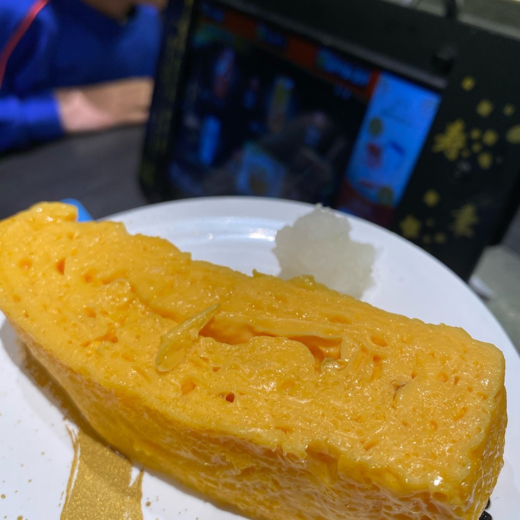 ユーザーが投稿した手焼き玉子焼きの写真 - 実際訪問したユーザーが直接撮影して投稿した布田回転寿司すし銚子丸 調布店の写真