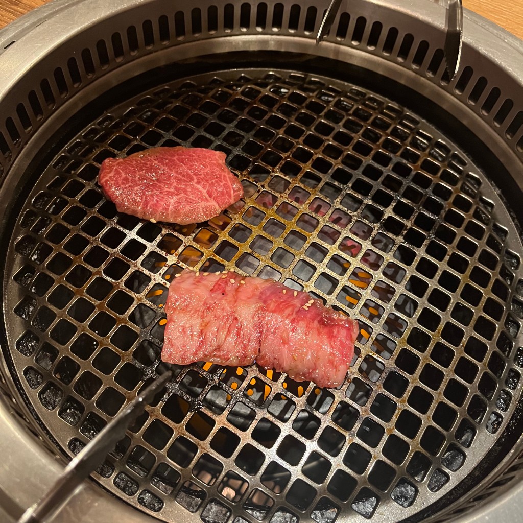 ユーザーが投稿したカルビロースセットの写真 - 実際訪問したユーザーが直接撮影して投稿した曙町焼肉焼肉いのうえ 立川店の写真