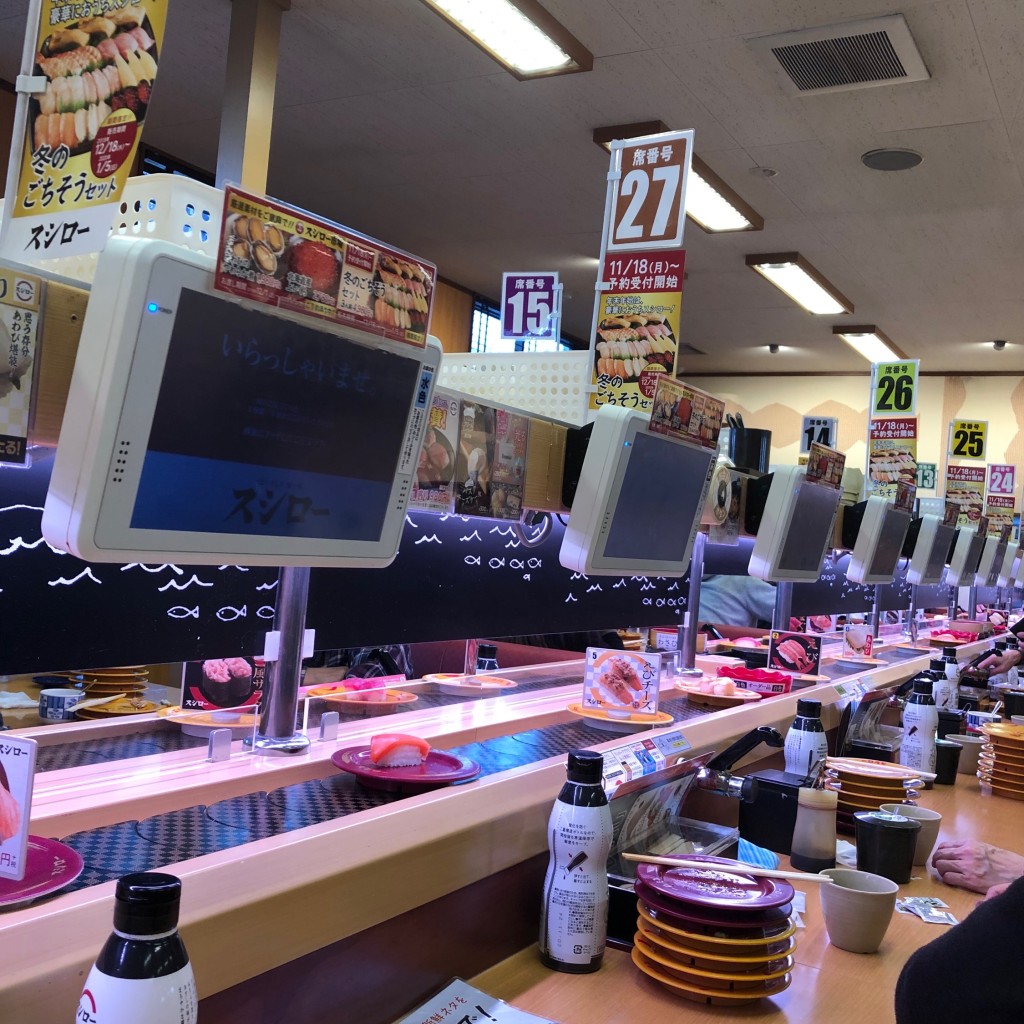 実際訪問したユーザーが直接撮影して投稿した浅野回転寿司スシロー一宮浅野店の写真