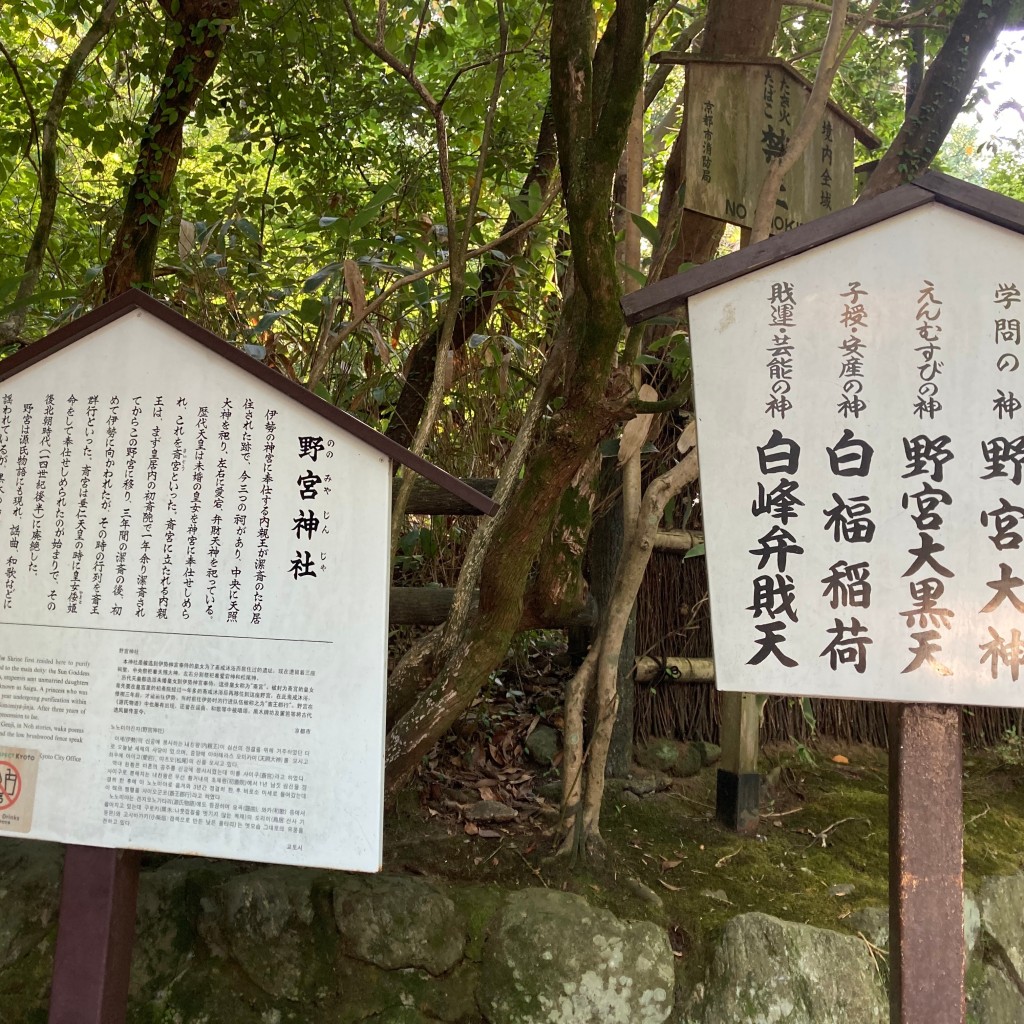 okometopanさんが投稿した嵯峨野宮ノ元町神社のお店野宮神社/ノノミヤジンジャの写真