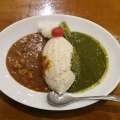 あいがけカレー - 実際訪問したユーザーが直接撮影して投稿した餅飯殿町カレー若草カレー本舗の写真のメニュー情報