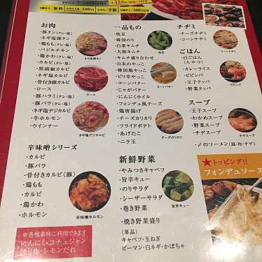 実際訪問したユーザーが直接撮影して投稿した野中町焼肉焼肉食べ放題 カムサの写真