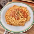 ミートスパゲティ - 実際訪問したユーザーが直接撮影して投稿した元町カフェカフェ 栞の写真のメニュー情報