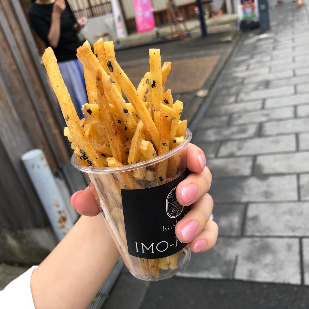 ユーザーが投稿した芋けんぴゴマ(カップ)の写真 - 実際訪問したユーザーが直接撮影して投稿した幸町和菓子龜屋kashichiの写真