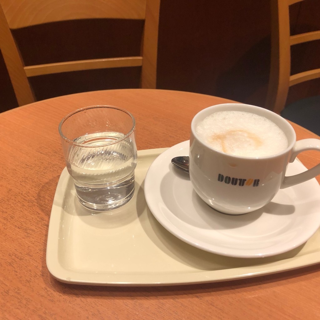 ユーザーが投稿した豆乳ラテの写真 - 実際訪問したユーザーが直接撮影して投稿した堀越町カフェドトールコーヒーショップ 天王寺北口店の写真