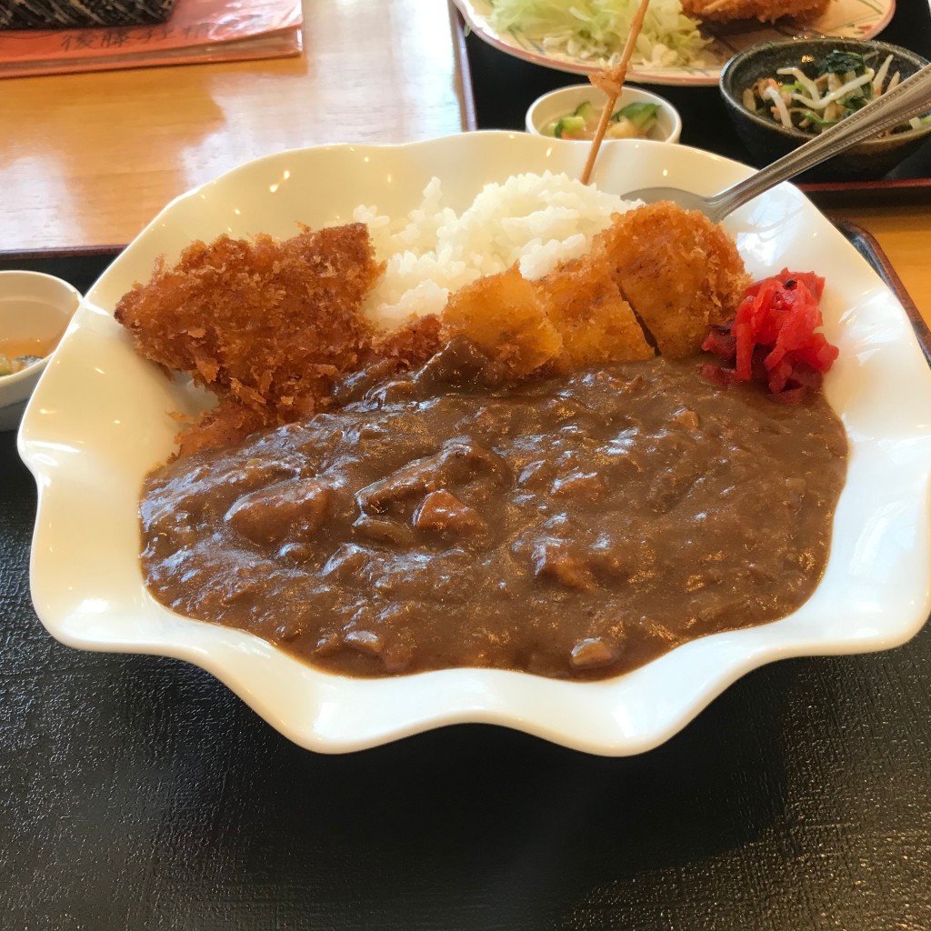 ユーザーが投稿したカレージャジャの写真 - 実際訪問したユーザーが直接撮影して投稿した増田町増田定食屋後藤チエ精肉店の写真