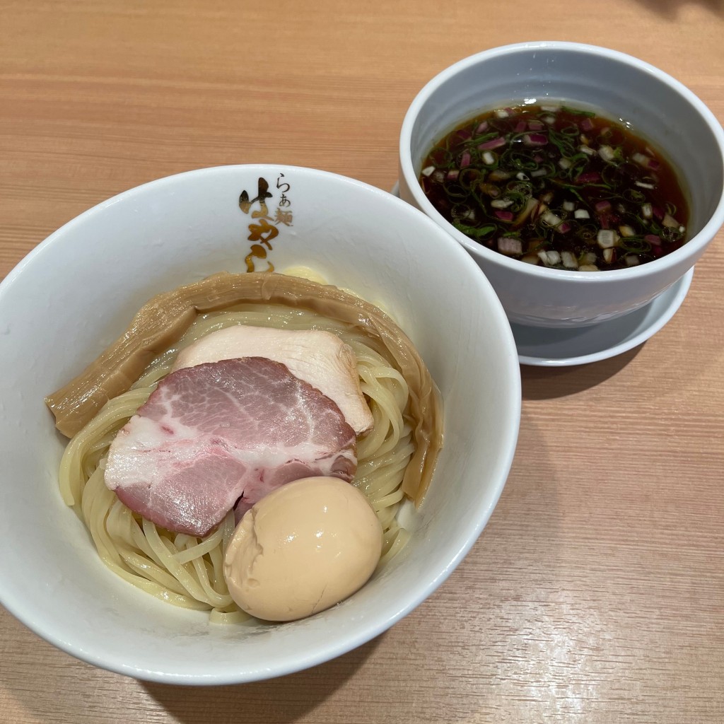 ユーザーが投稿した味玉つけ麺の写真 - 実際訪問したユーザーが直接撮影して投稿した道頓堀ラーメン専門店らぁ麺はやし田 道頓堀店の写真