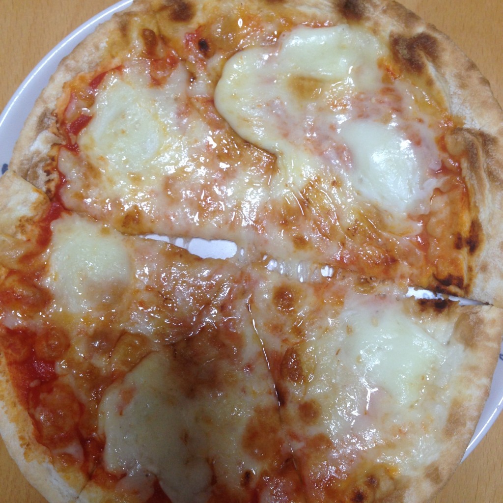 ユーザーが投稿したマルゲリータピザの写真 - 実際訪問したユーザーが直接撮影して投稿した矢向イタリアンサイゼリヤ あおば矢向駅前店の写真