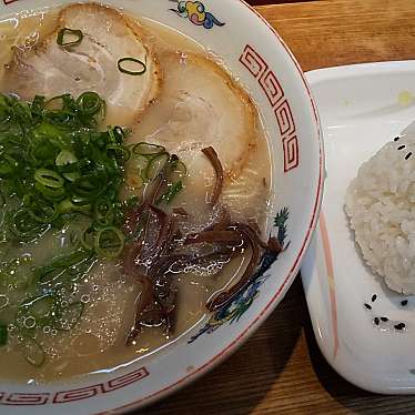 実際訪問したユーザーが直接撮影して投稿した博多駅中央街ラーメン / つけ麺まるうまラーメンぷらっと博多No.1の写真