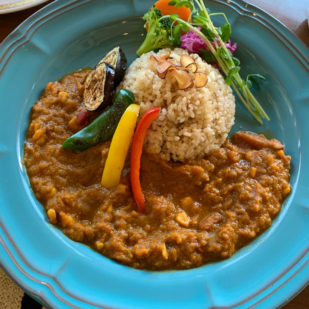 ユーザーが投稿したランチビュッフェ(カレー)の写真 - 実際訪問したユーザーが直接撮影して投稿した南昭和町洋食ベジタブル・プロテインの写真