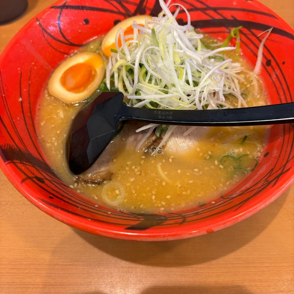 ユーザーが投稿した味噌豚骨ラーメンの写真 - 実際訪問したユーザーが直接撮影して投稿した井口堂ラーメン専門店げんこつ 石橋店の写真