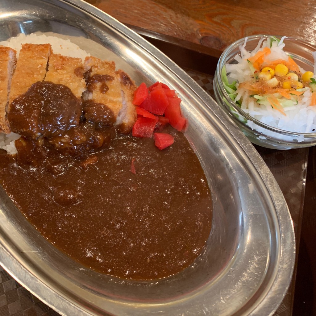 ユーザーが投稿したカツカレーの写真 - 実際訪問したユーザーが直接撮影して投稿した宮浦カレーWスパイスの写真