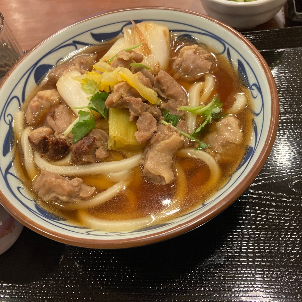 ユーザーが投稿した鴨ねぎうどん(大)の写真 - 実際訪問したユーザーが直接撮影して投稿した武石町うどん丸亀製麺 武石インター店の写真