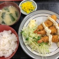 エビフライ定食 - 実際訪問したユーザーが直接撮影して投稿した田井庄町定食屋さかえ食堂の写真のメニュー情報