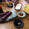 カツオのお刺身 - 実際訪問したユーザーが直接撮影して投稿した一宮定食屋スーパーキッチン かさやの写真のメニュー情報
