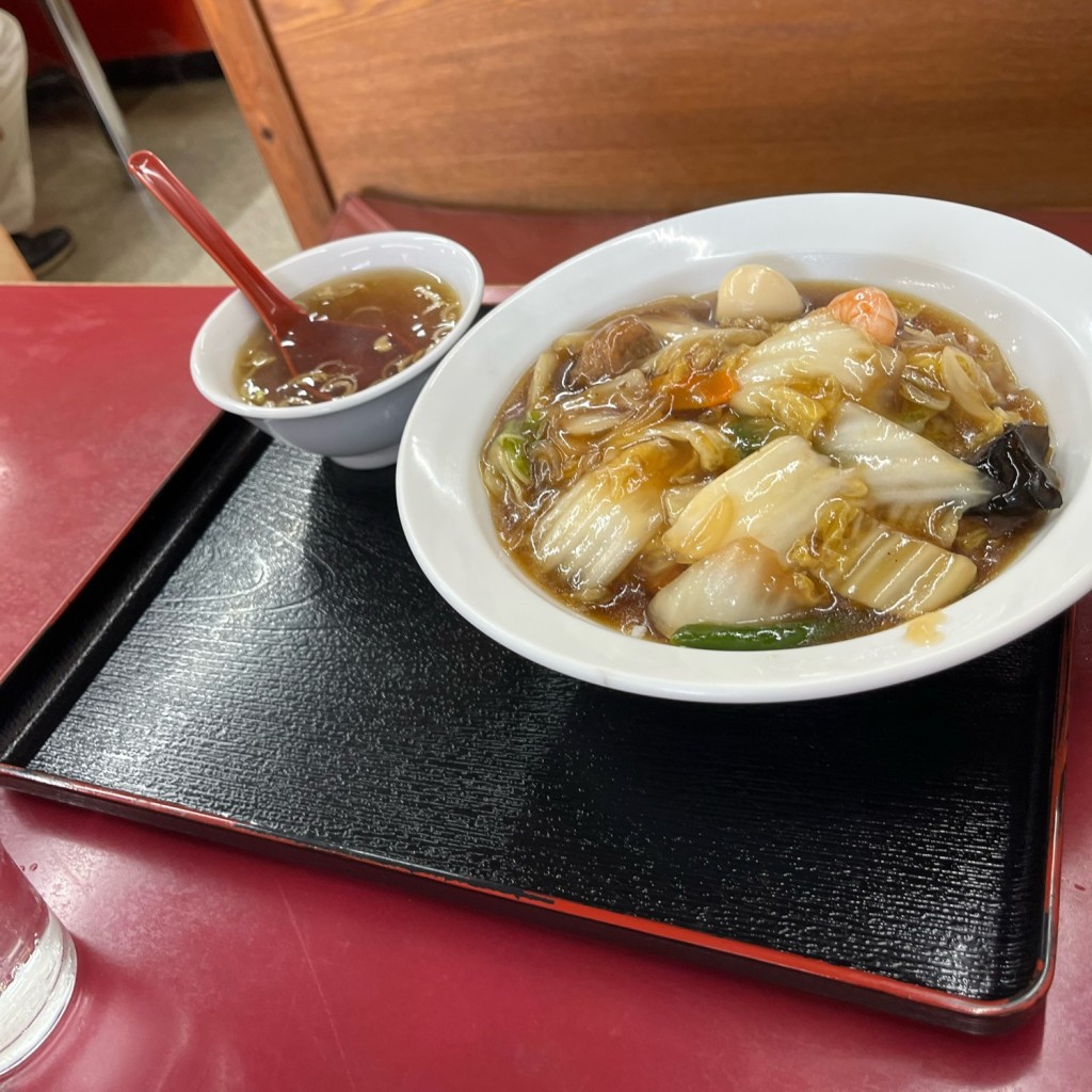 ユーザーが投稿した中華丼の写真 - 実際訪問したユーザーが直接撮影して投稿した井野ラーメン専門店珍来かのやの写真