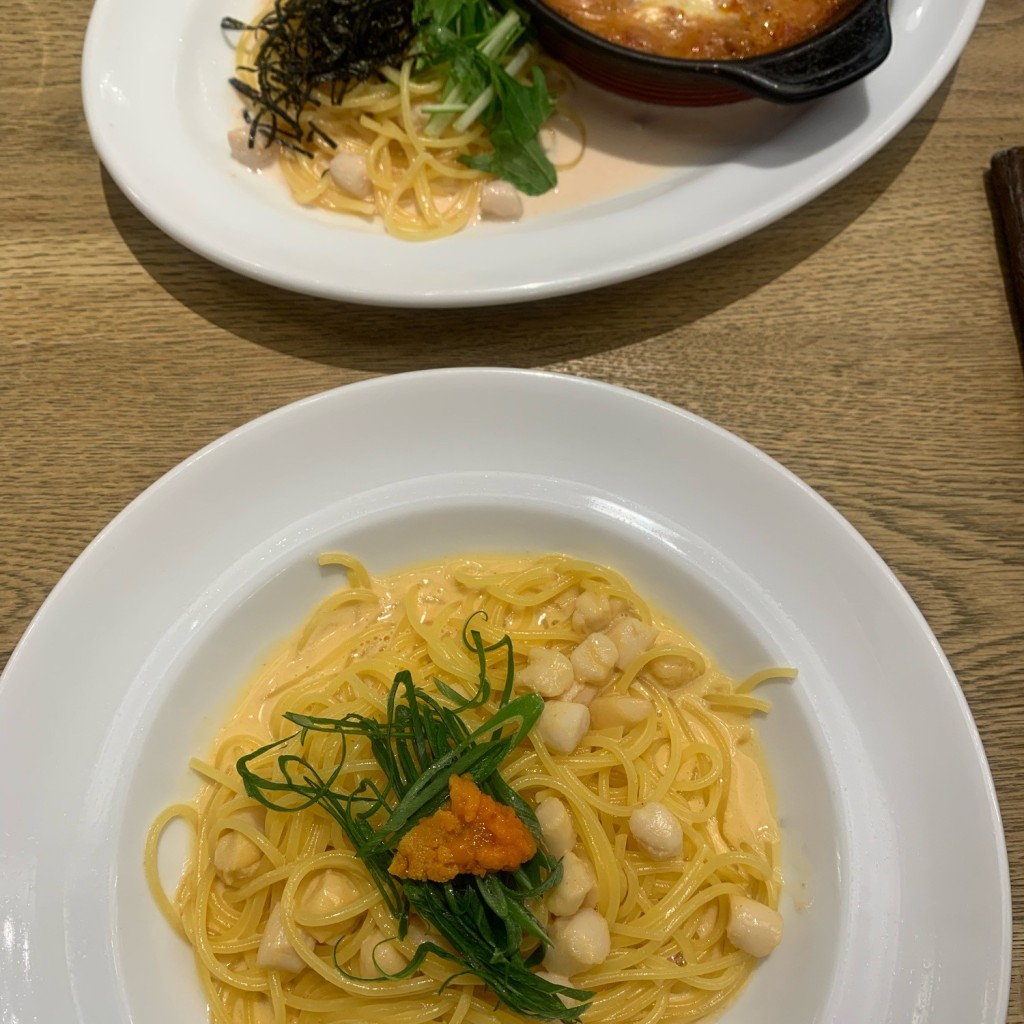 ユーザーが投稿したLunchウニクリームの写真 - 実際訪問したユーザーが直接撮影して投稿した高松町イタリアンタント タント 西宮ガーデンズ店の写真