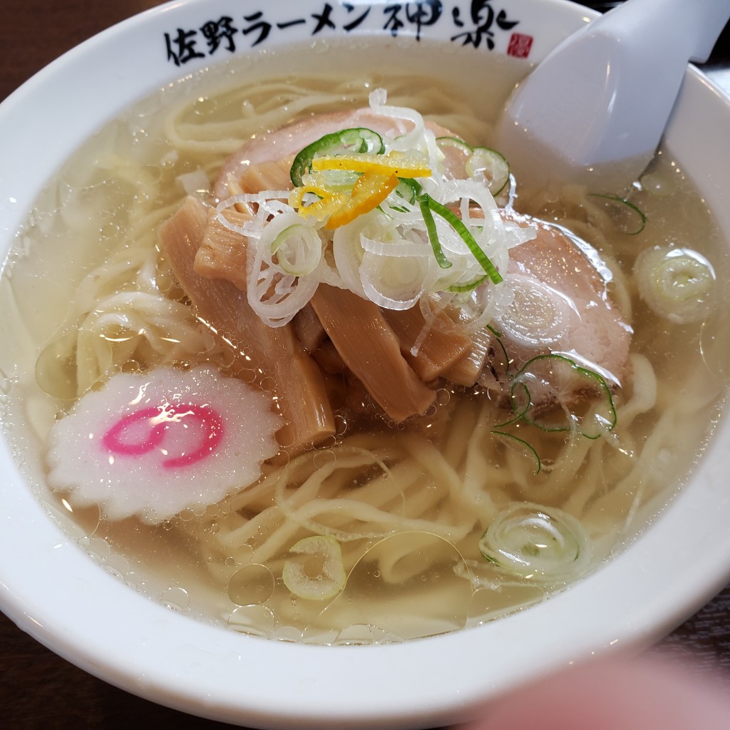 ユーザーが投稿した塩ラーメンの写真 - 実際訪問したユーザーが直接撮影して投稿した高萩町ラーメン専門店佐野ラーメン 神楽の写真