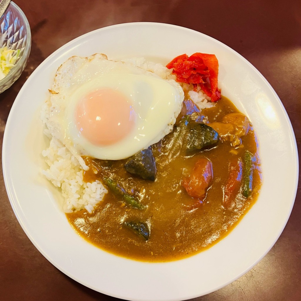 ユーザーが投稿したトマトチキンカレーの写真 - 実際訪問したユーザーが直接撮影して投稿した若松町カレーカリーすなっく ベンガルの写真