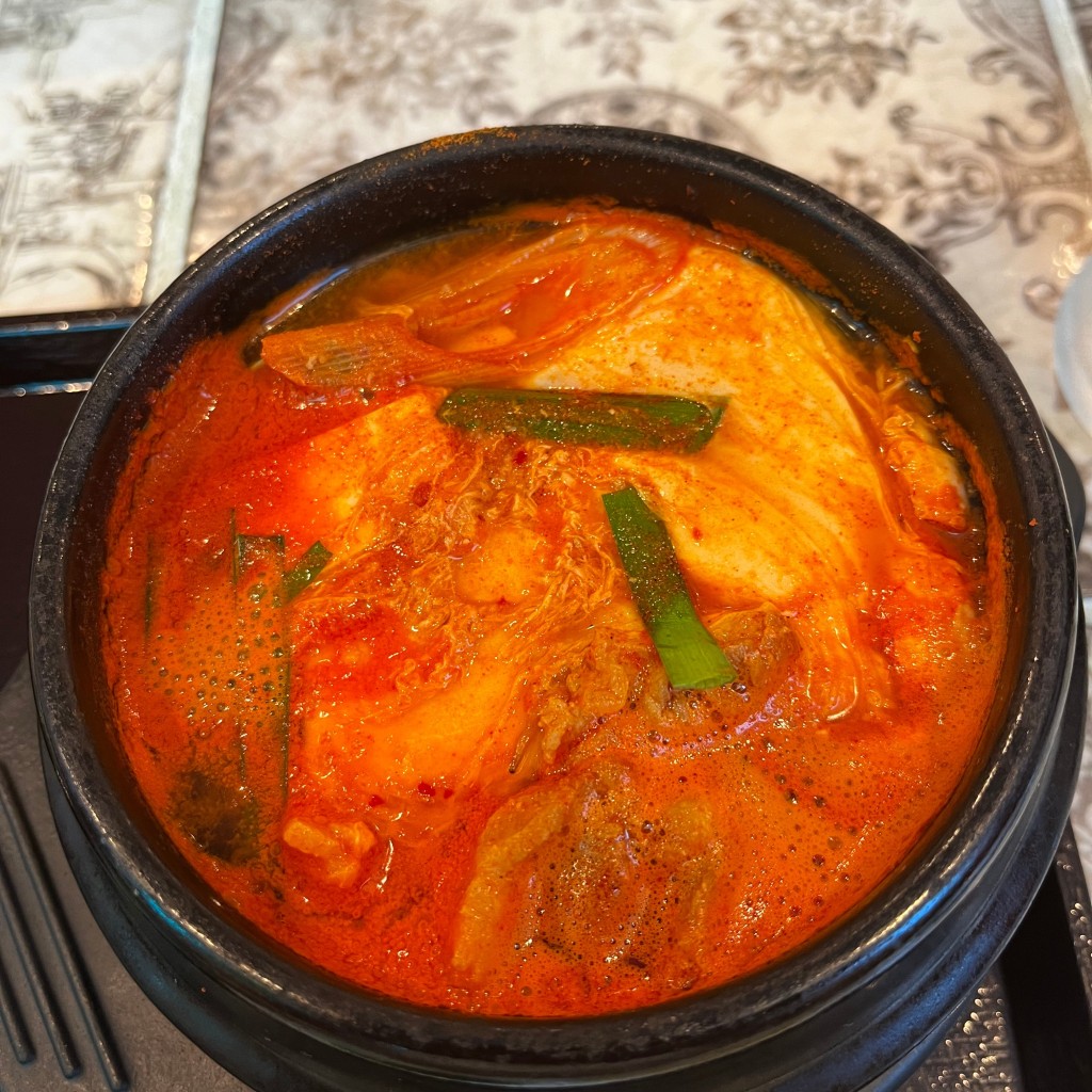 ユーザーが投稿したスンドウブチゲ定食の写真 - 実際訪問したユーザーが直接撮影して投稿した南藤沢韓国料理李家 PEGOPAの写真