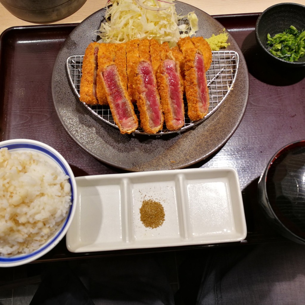 ふかふさんが投稿した島屋牛かつのお店牛カツ京都勝牛 ユニバーサルシティウォーク大阪/キョウトカツギュウ ユニバーサル シティウォークオオサカテンの写真