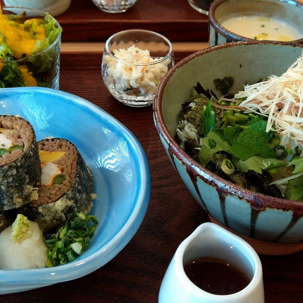 ユーザーが投稿した日替わりランチの写真 - 実際訪問したユーザーが直接撮影して投稿した有松和カフェ / 甘味処を山茶寮の写真