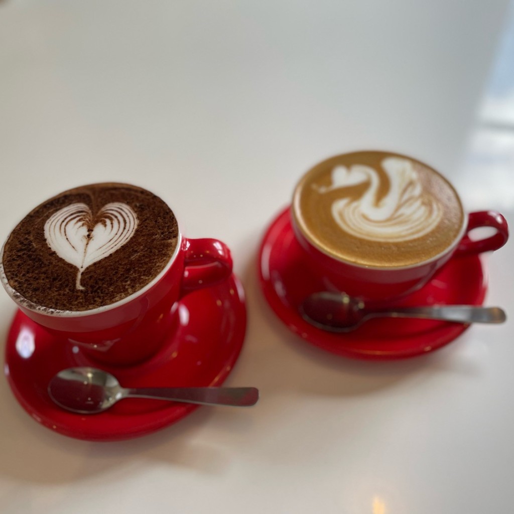 ユーザーが投稿したカフェラテ- Cafe Latteの写真 - 実際訪問したユーザーが直接撮影して投稿した東一条南カフェホッチーノコーヒーの写真